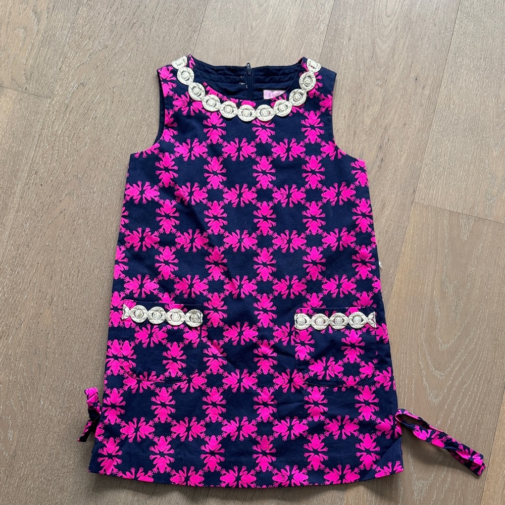 Lilly Pulitzer Pink Floral Kids Dress